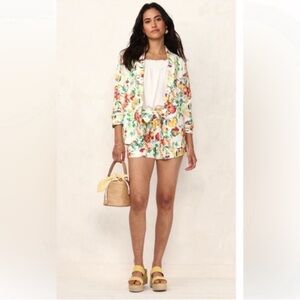 LC Lauren Conrad Colorful Blazer with shorts